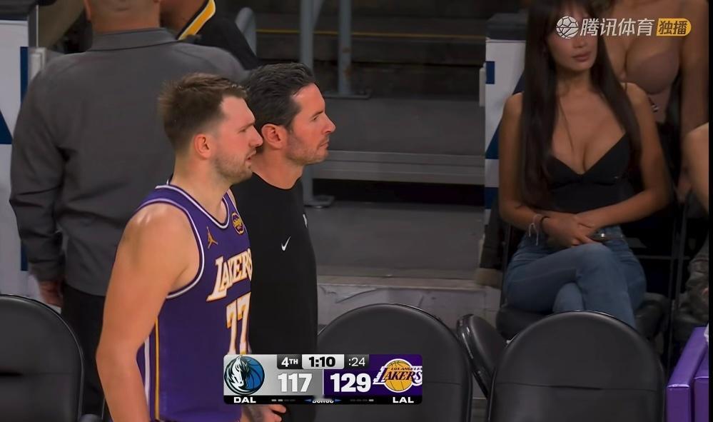 独行侠vs湖人雷迪克和东契奇真大啊