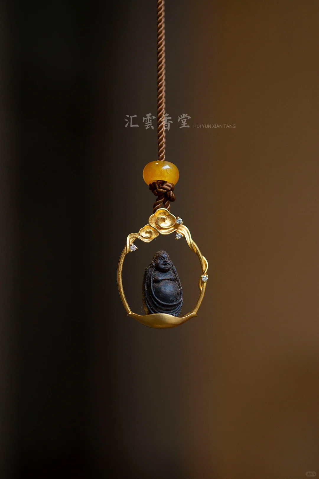 可一直随身佩戴的沉香弥勒佛🙏