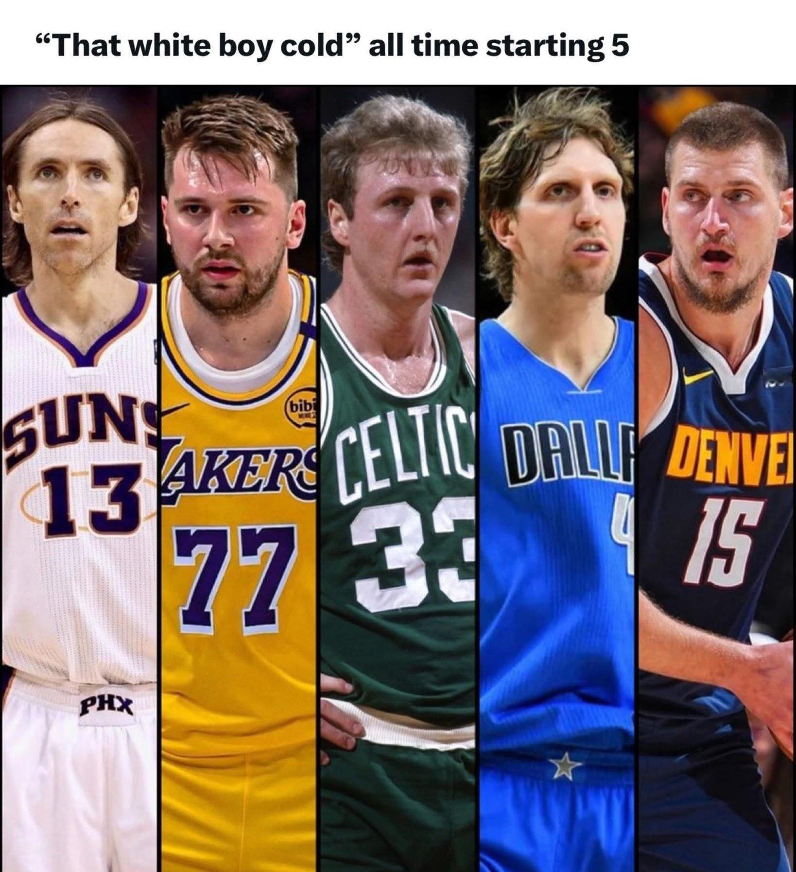 这个白人五虎挺强的啊。 ​​​