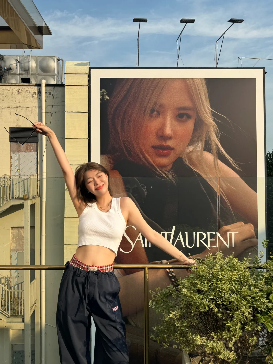 我也和Rose合影了！！真又美又酷…