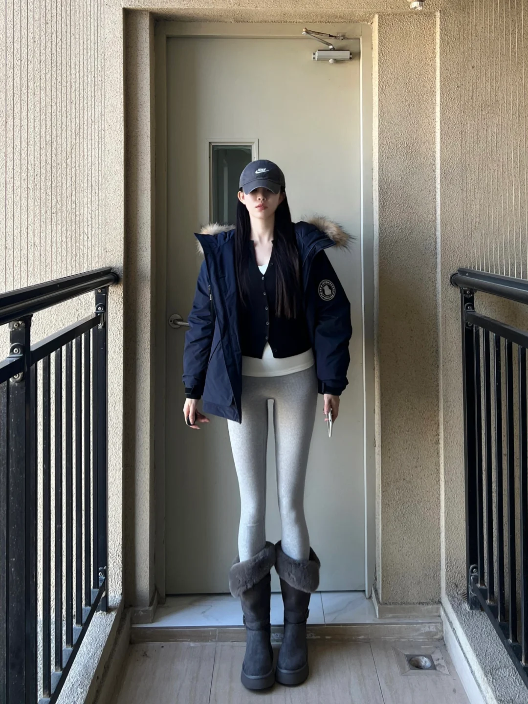 0度穿什么！冲锋衣➕长靴