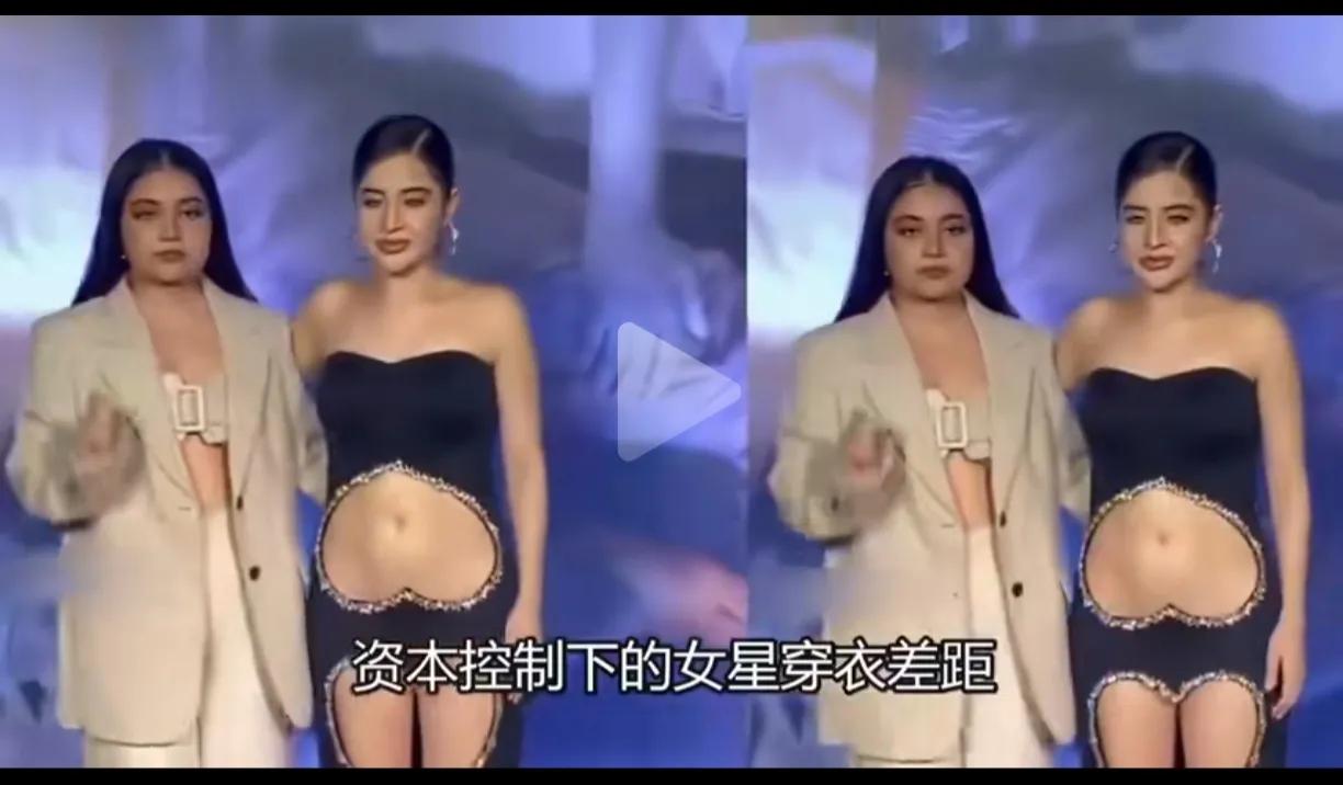 这露肚装适合孕妇穿，刚好露出肚子，怀孕了也不怕勒到胎儿。