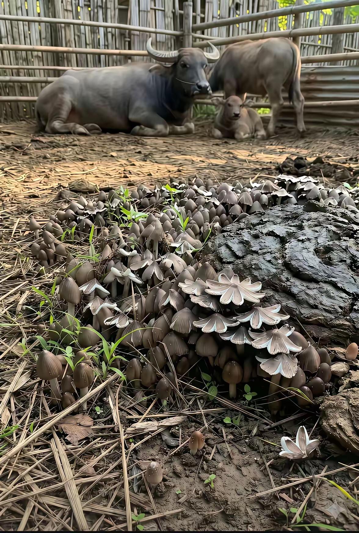 有没有捡过牛粪堆鸡枞的老乡，
用来煮汤没问题吧？