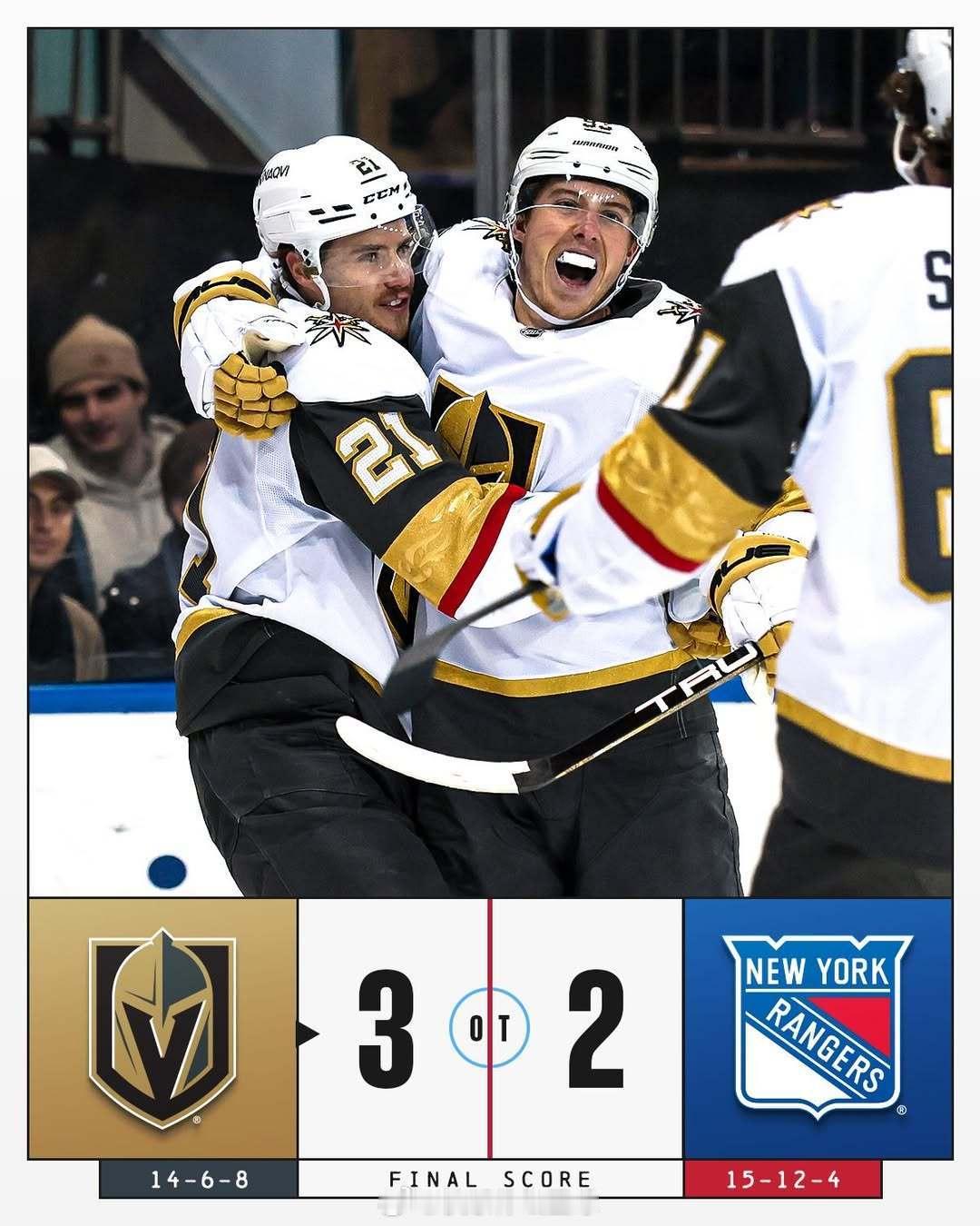 【今日比赛结果🔔】  cr：NHL冰球联盟 