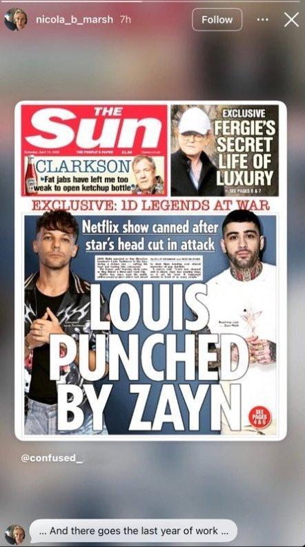 导演 Nicola B Marsh 间接证实Zayn殴打Louis抓马！！《太阳