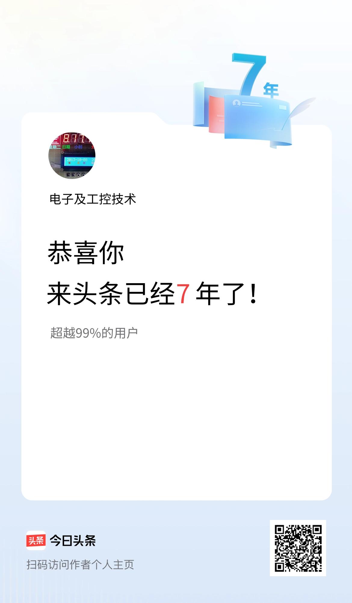 来头条已经7年了！