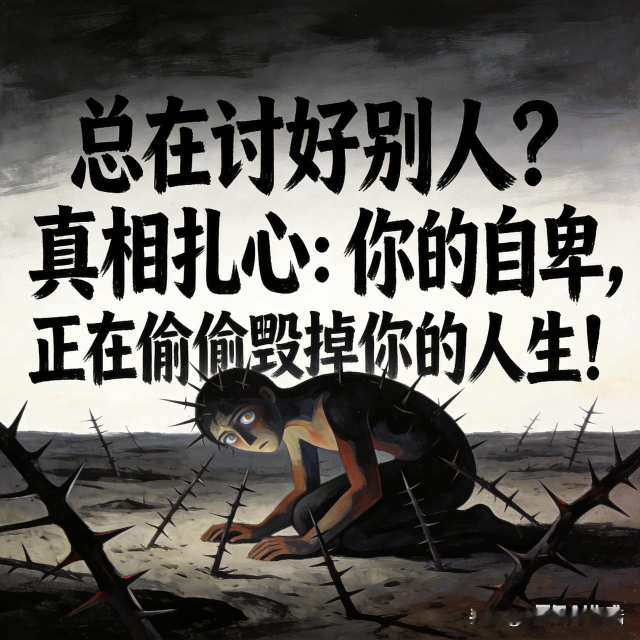 “总在讨好别人？真相扎心：你的自卑，正在偷偷毁掉你的人生！”

       自
