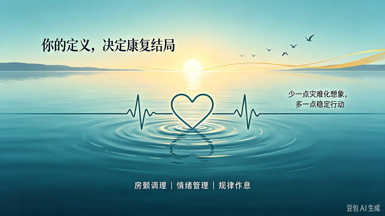 你的自我定义，决定了康复的结局
 
人这一生，身体的自愈力，永远源于内心对自己的