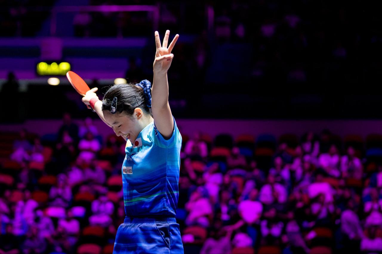 张本美和又夺冠了！
刚结束的WTT澳门冠军赛，16岁的日本小将张本美和成功登顶?