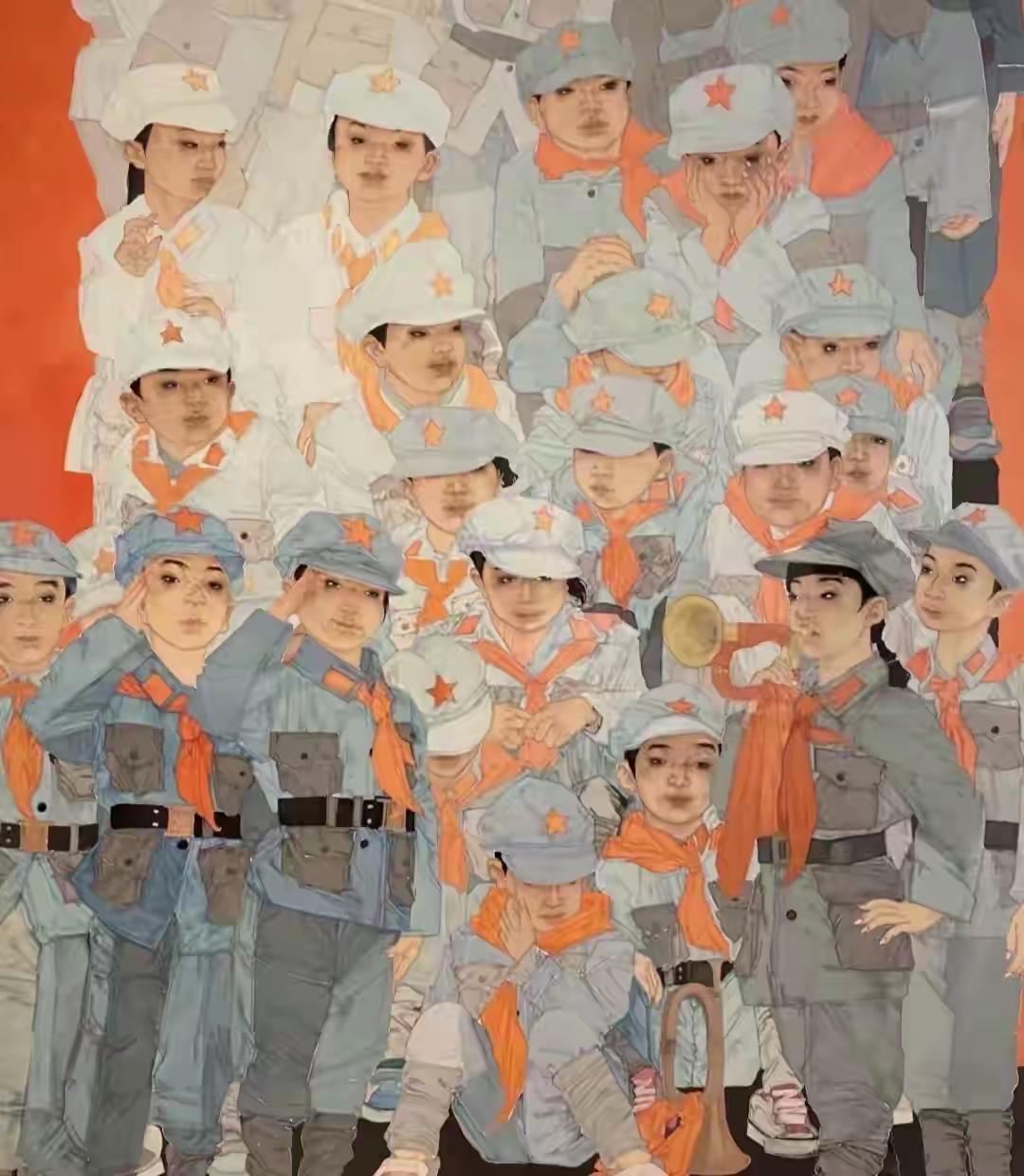一幅名为《新时代的长征路之星星火》的长征主题画作，彻底把国人激怒了。这画可是拿了
