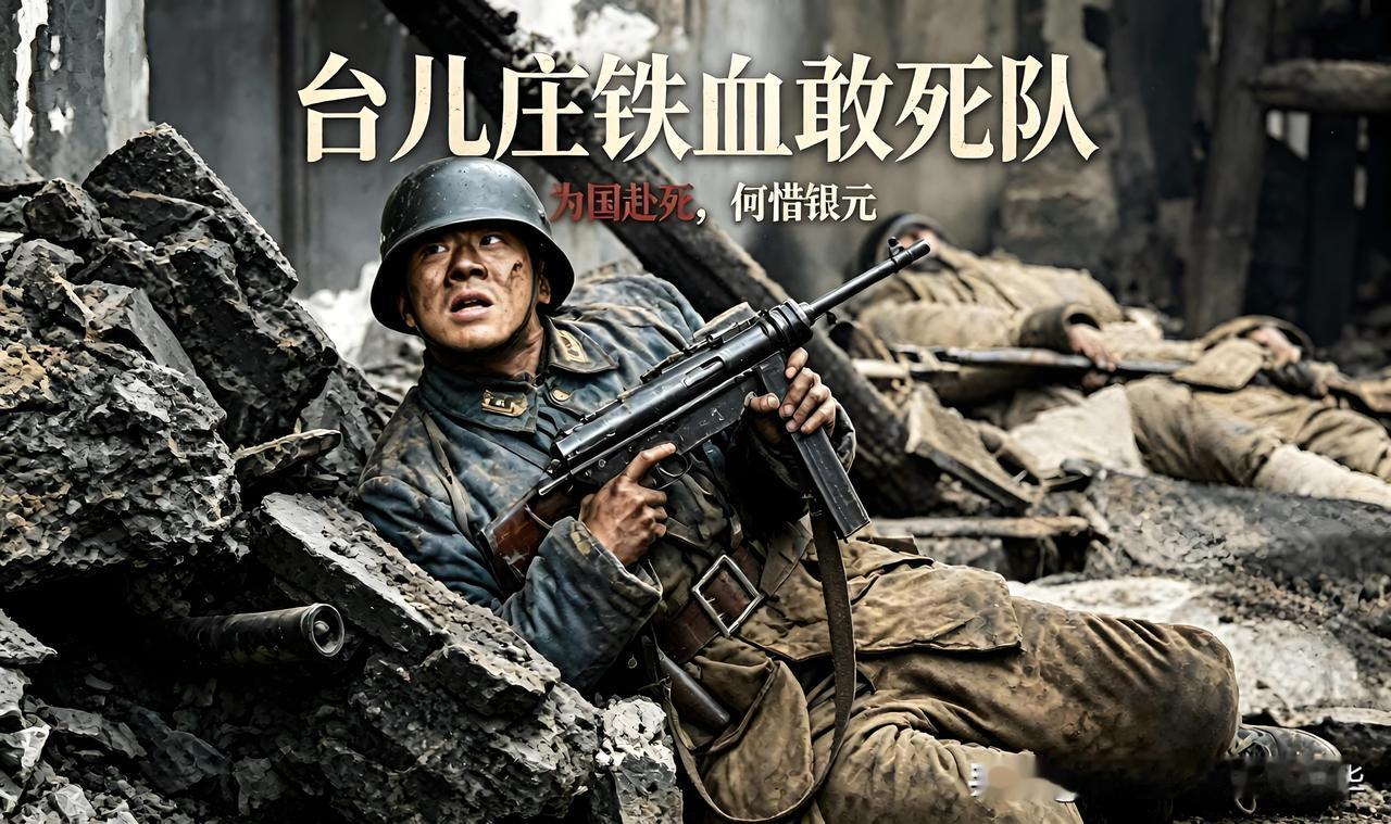 铁血敢死队，不要银元只要丰碑
 
台儿庄战役浴血鏖战，华夏将士以血肉之躯死守城池