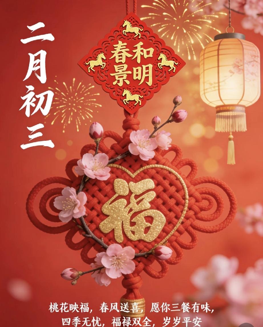 明日二月初三，老人说“初三3不做，福禄自然来”，哪3事不能做?
 
家人们，明天