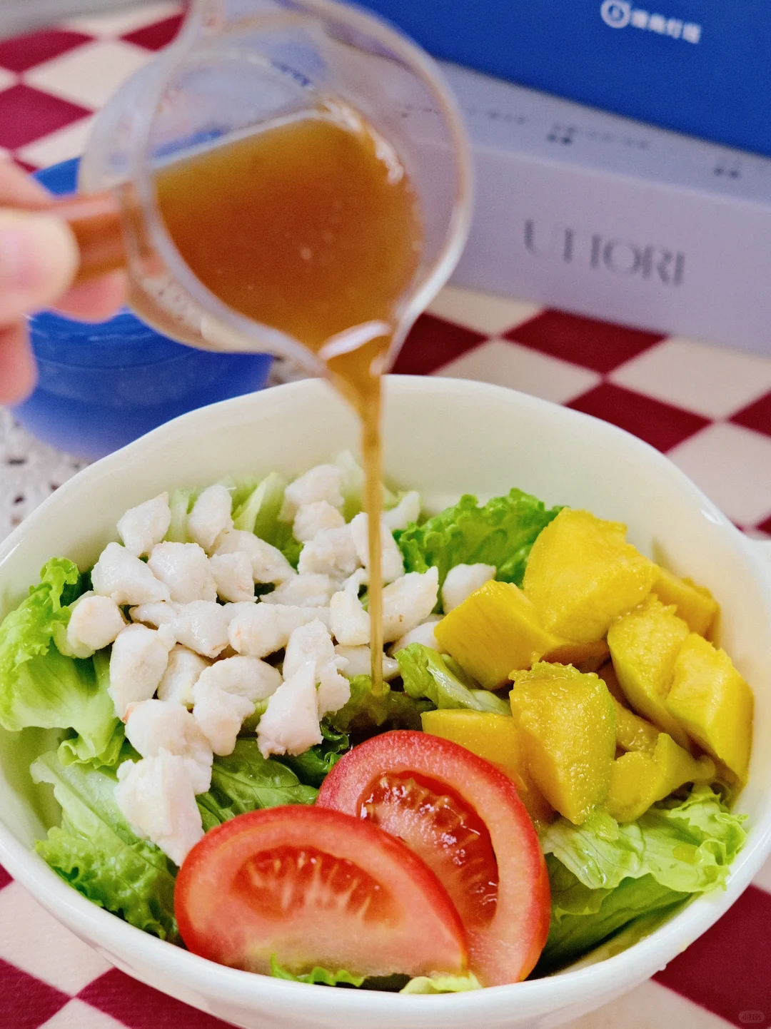 多巴胺低卡brunch！蟹肉芒果轻食沙拉🥗