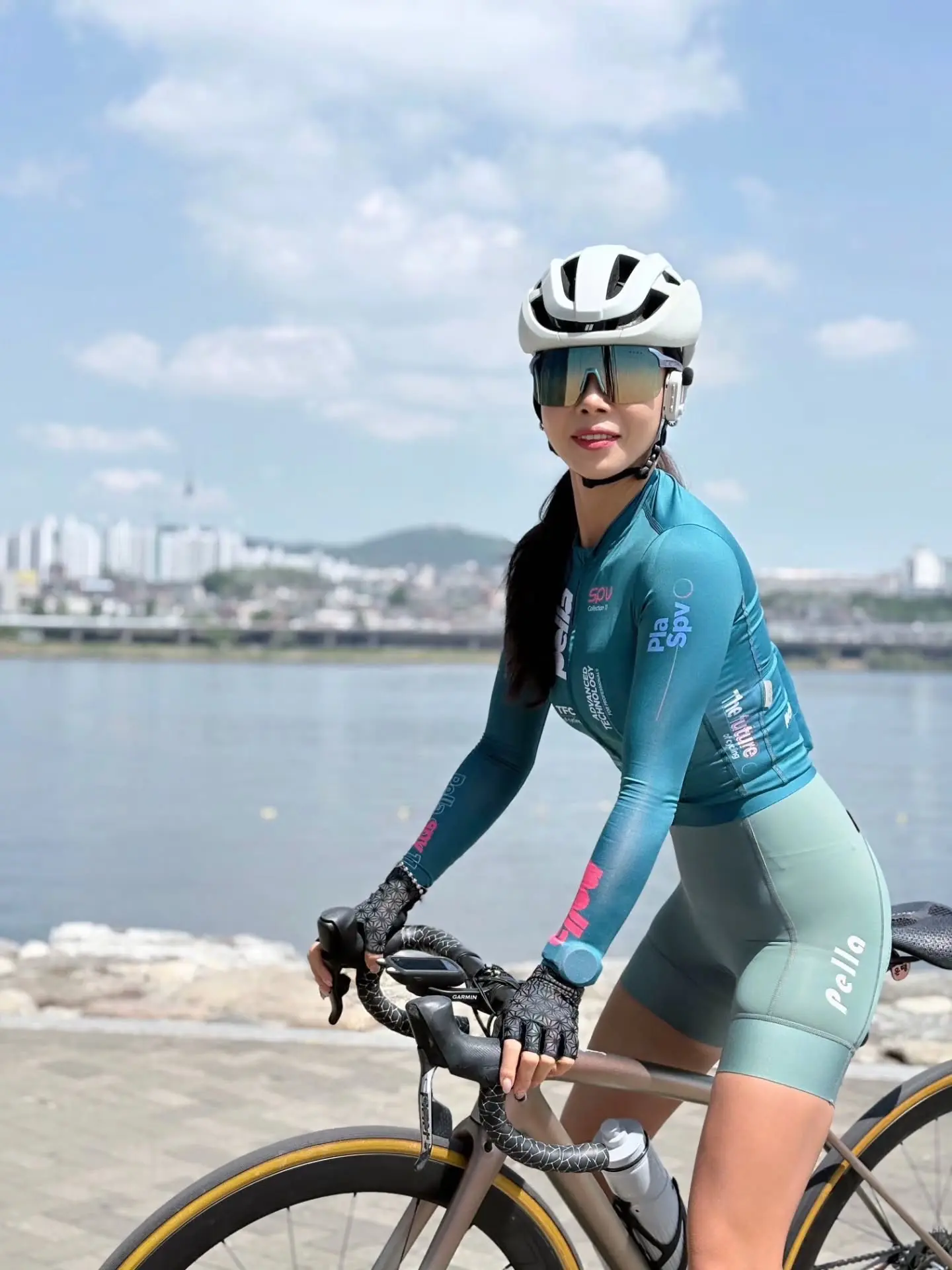 骑行服女生 女生骑行服 骑行小姐姐vlog 公路车小姐姐 骑行服穿搭