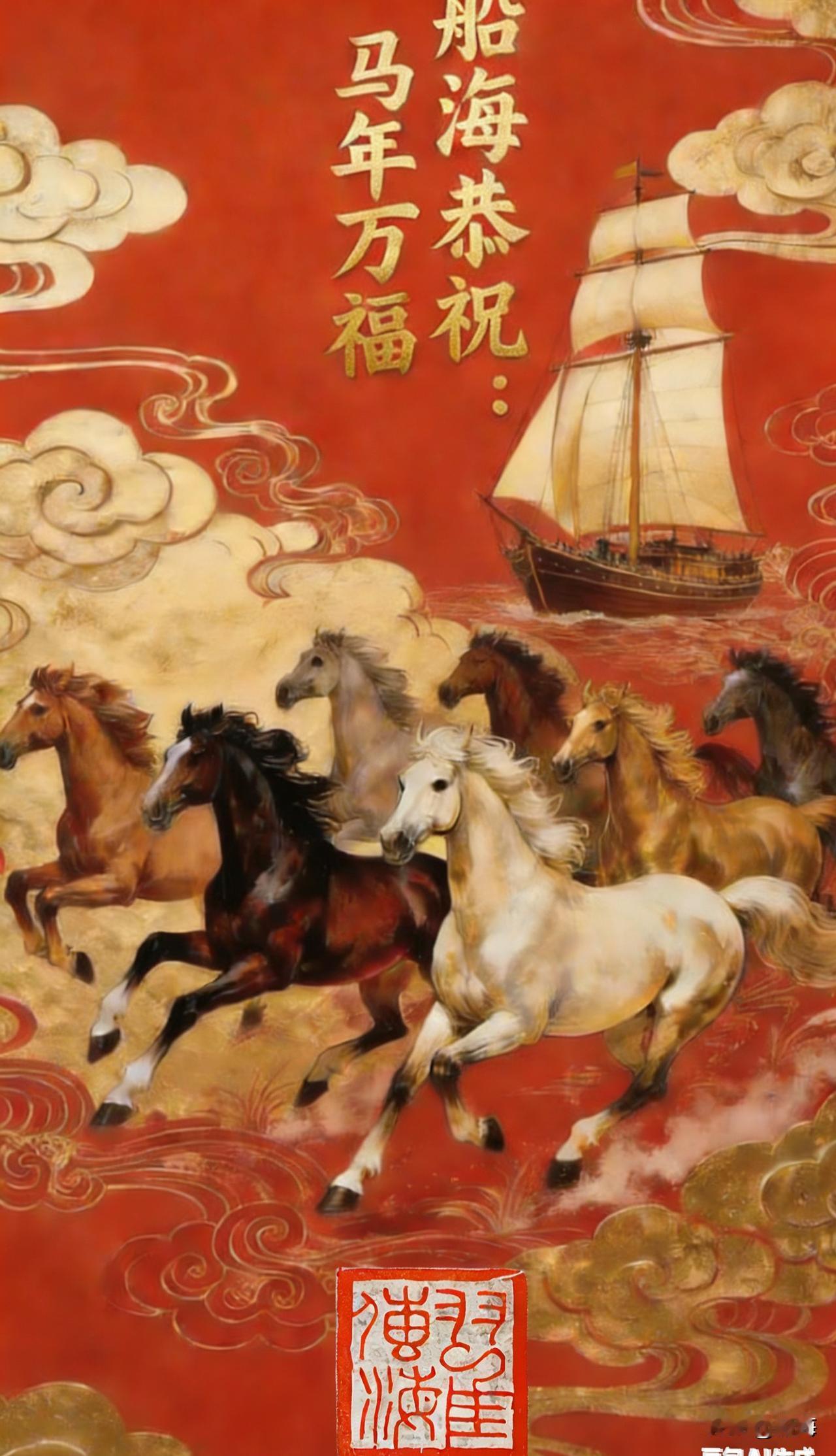 恭祝师友亲朋马年万福！！！