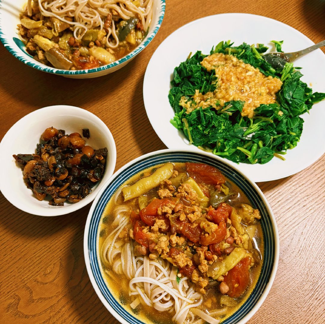 茄汁芸豆面 