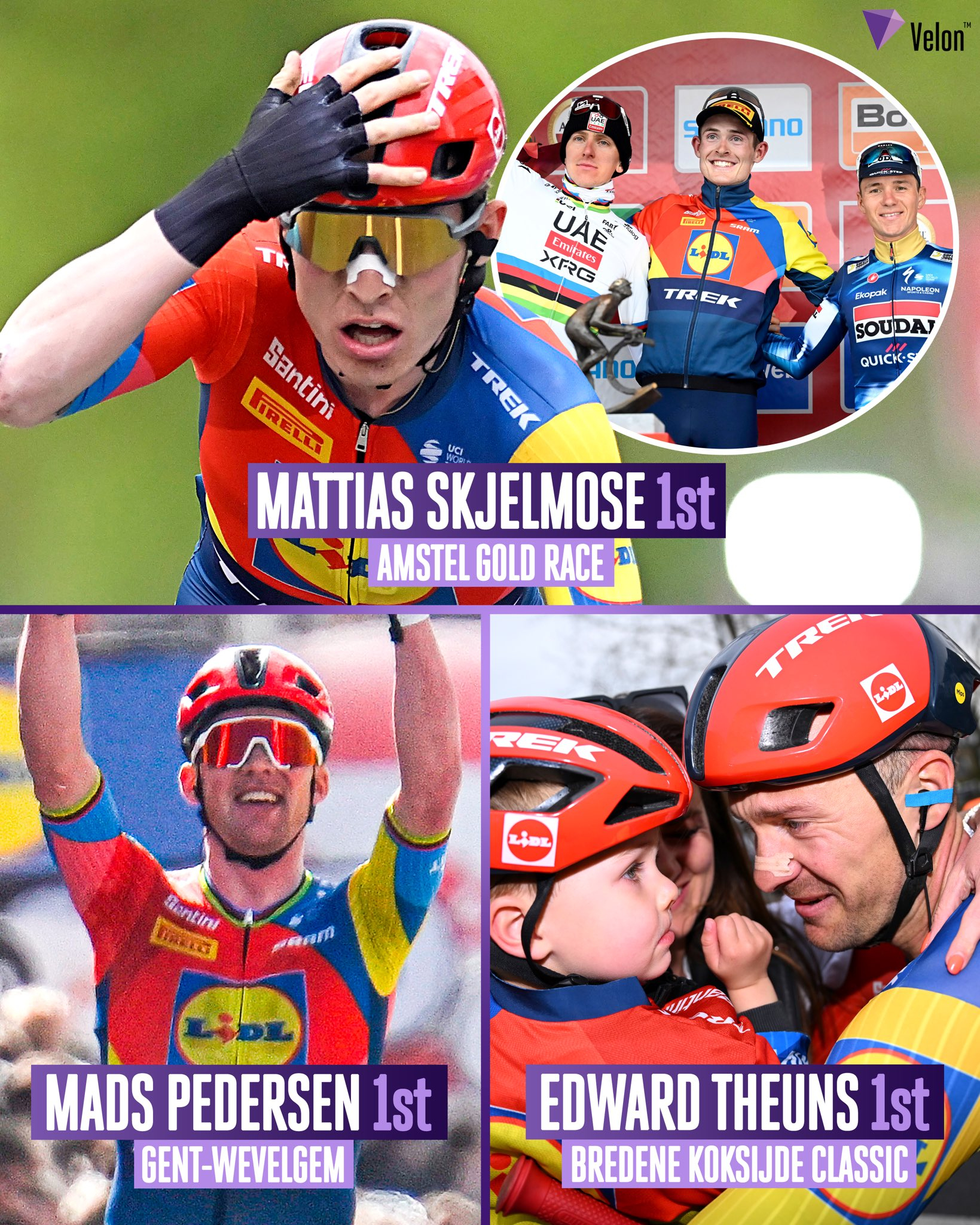 今年春季，主要比赛，尤其是五大古典赛被波、彪包揽。剩下的比赛中，崔克车队又分了大