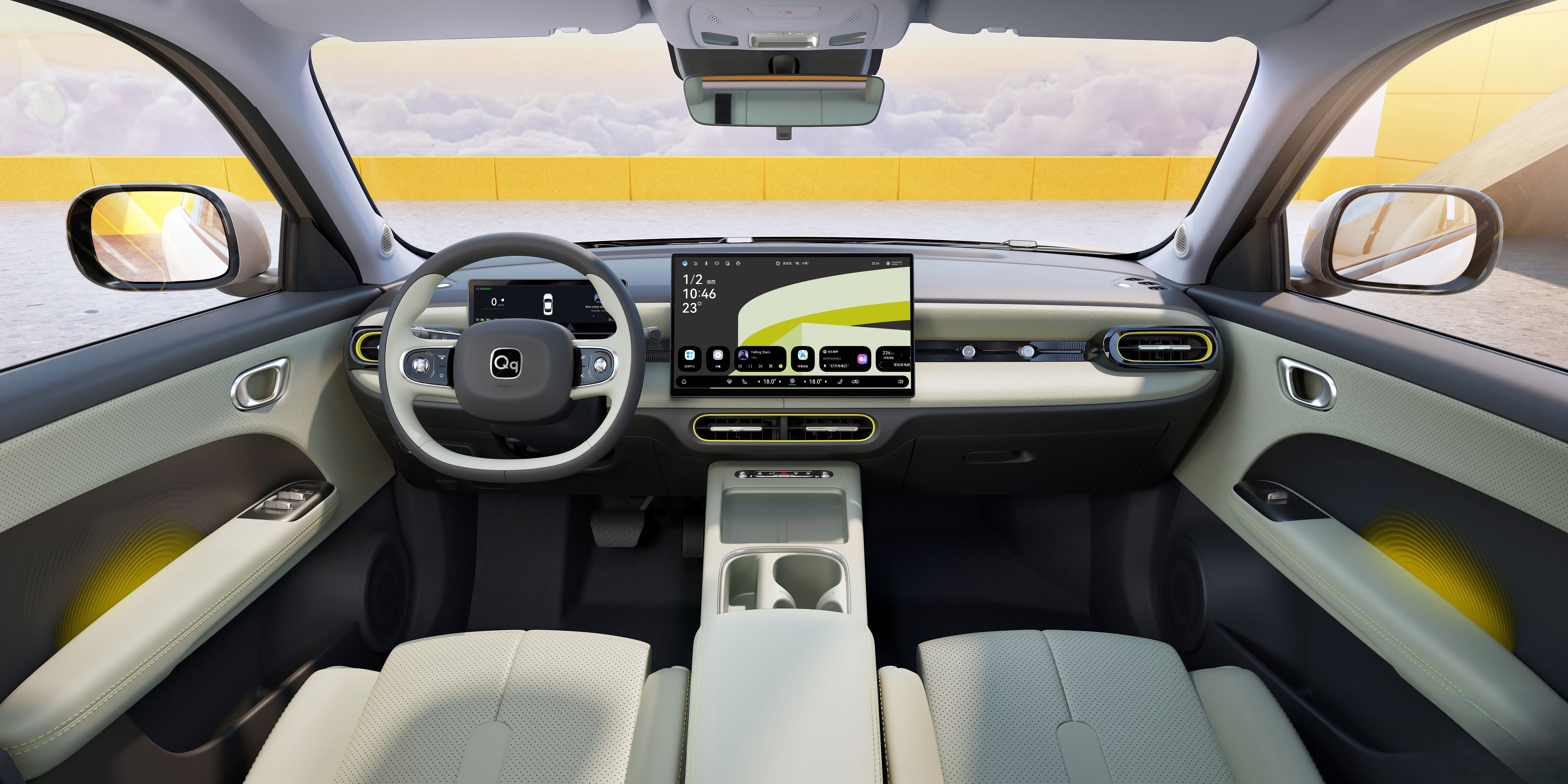 全新QQ用AI重塑小车之王 谁懂啊😭小时候满大街跑的奇瑞QQ，居然以AI纯电小