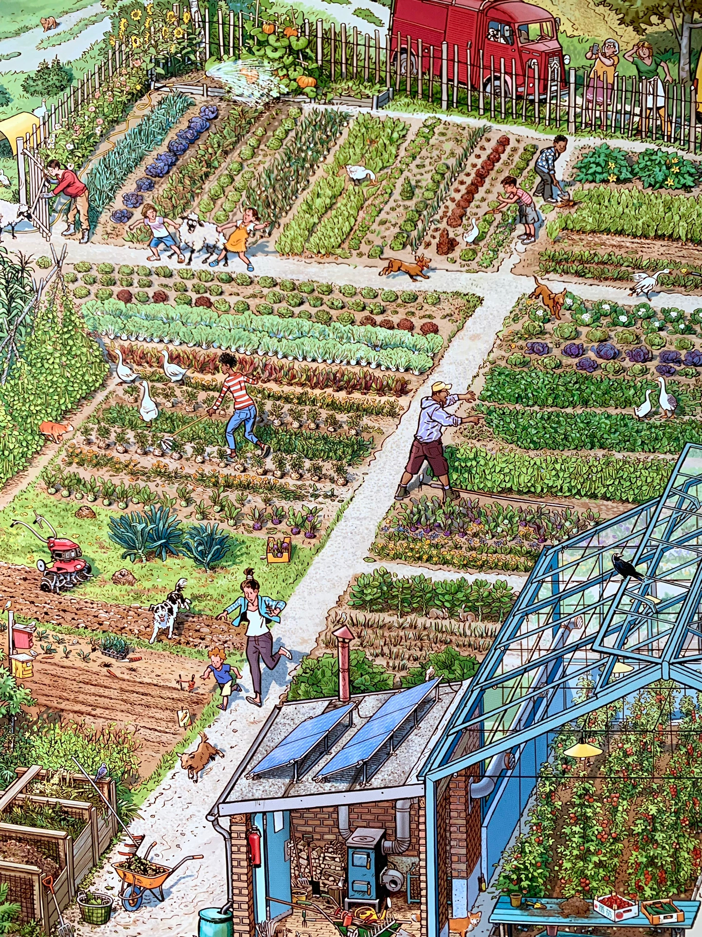 小时候老是盯着这种图画发呆，每个细节都不会放过！ ​​​