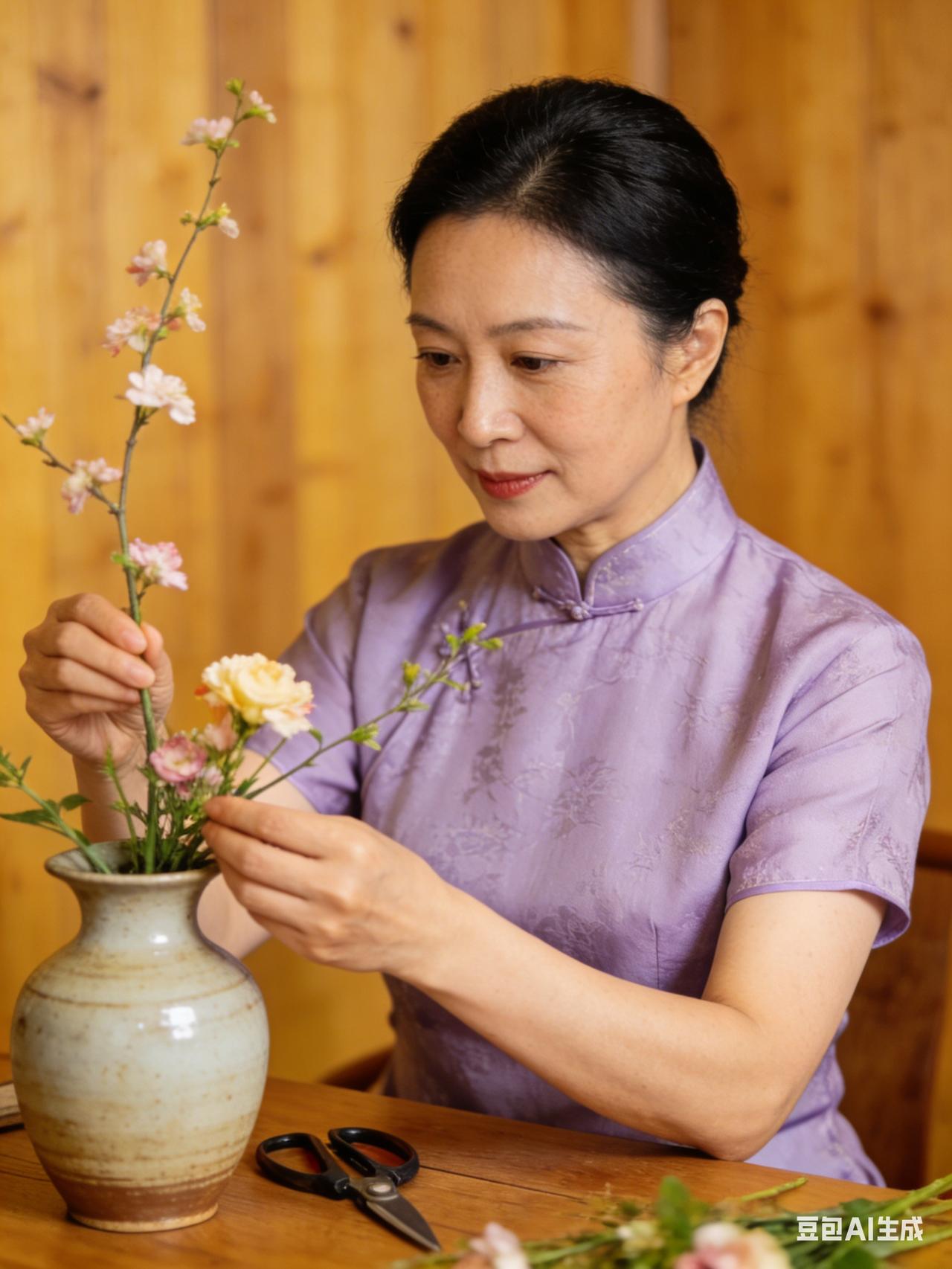 一位道学大师说：
福报大的人，

在她身上是有呈现的。

第一，看着显年龄小，比