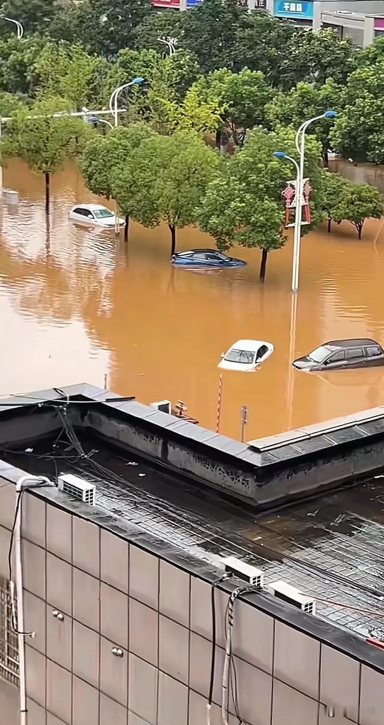 持续更新长沙暴雨后的状况
经过昨晚暴雨过后今天早上的岳麓区含浦裕园小区
马上到汽