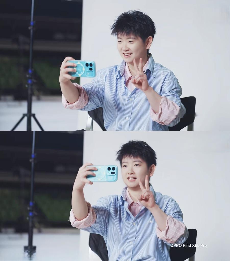 孙颖莎第一次分享自己拍的鲨鱼其实最想看到的还是颖莎这萌萌的自拍 