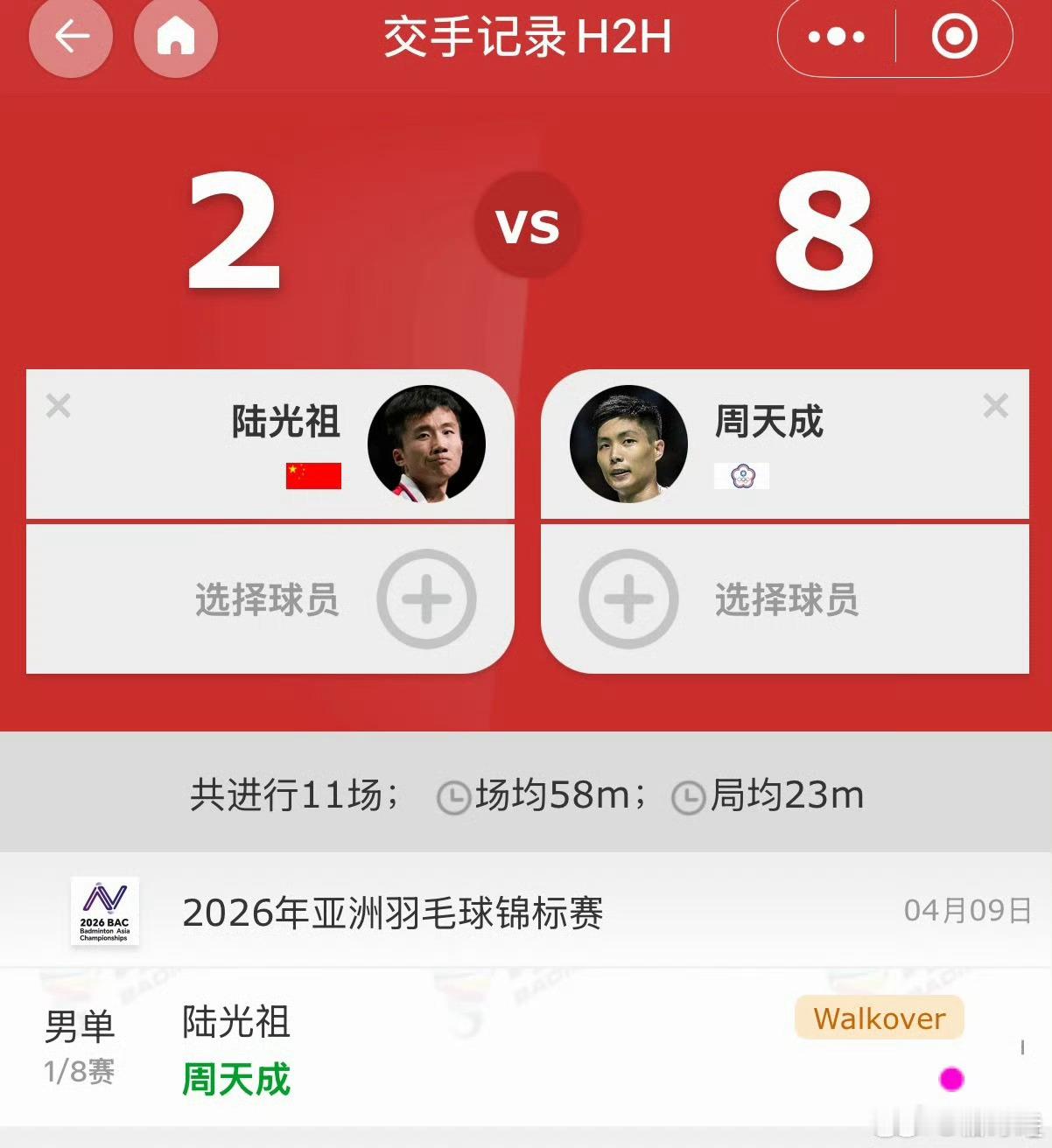 陆光祖亚锦赛退赛 陆光祖退出今天16进8的比赛。是因为伤病吗亚锦赛怎么那么多国羽