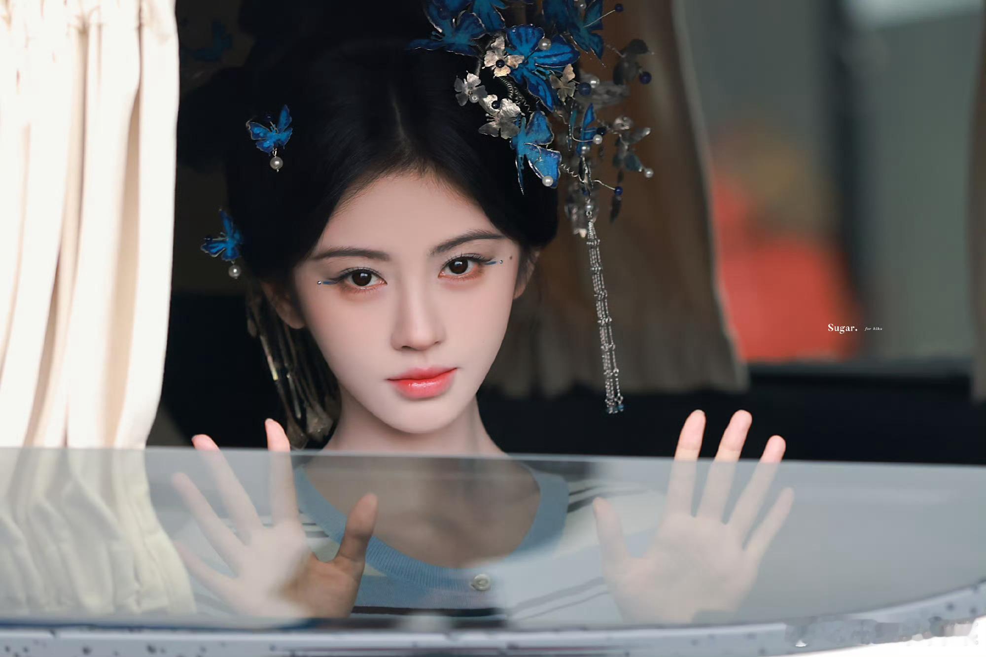 鞠婧祎苏绿夏美貌太拿人了，就这样被鞠婧祎征服（不试探啦，以后给鞠宝红到夯鞠婧祎苏