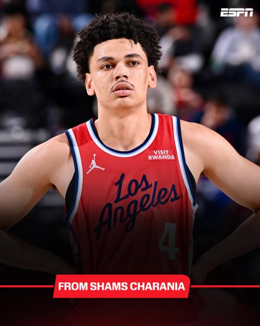 快船队完成一笔精明签约！据权威记者Shams Charania最新消息，洛杉矶快