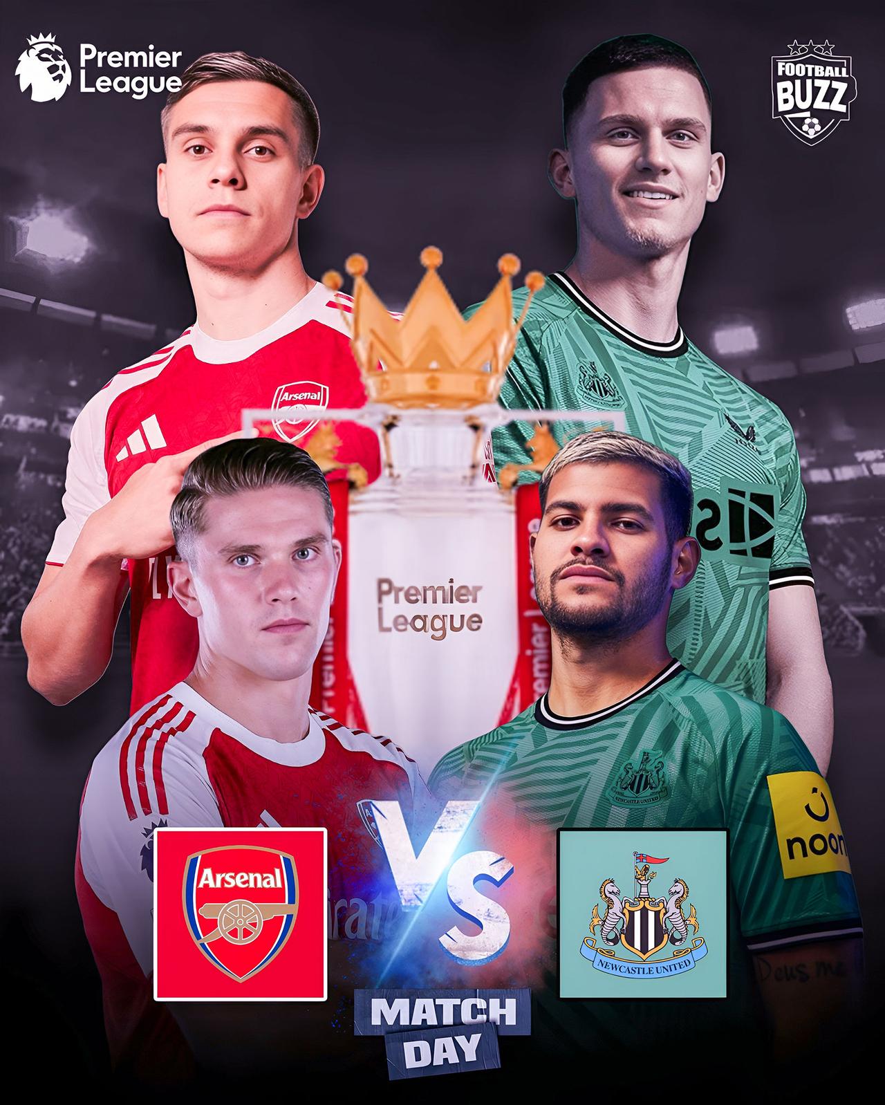 和曼城争冠的阿森纳，这一轮英超对上的困兽犹斗的纽卡，踢法极为凶悍，是英超顶级身体