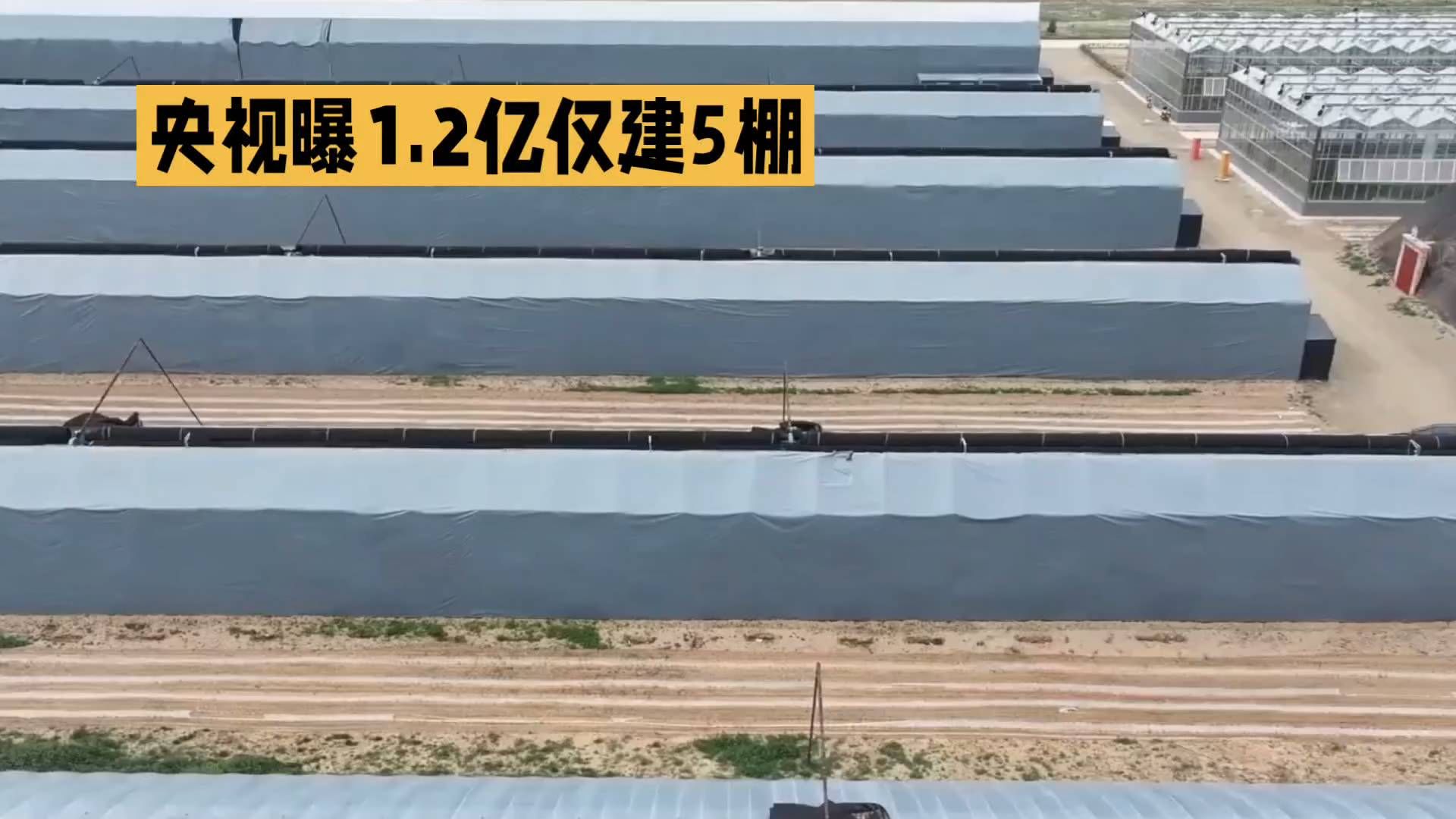 央视曝投资1.2亿项目仅建5个棚