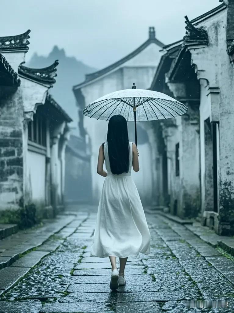 大抵这雨是有些奇妙的罢。它淅淅沥沥地落将下来，仿若带着使命一般，那势头，是要将这