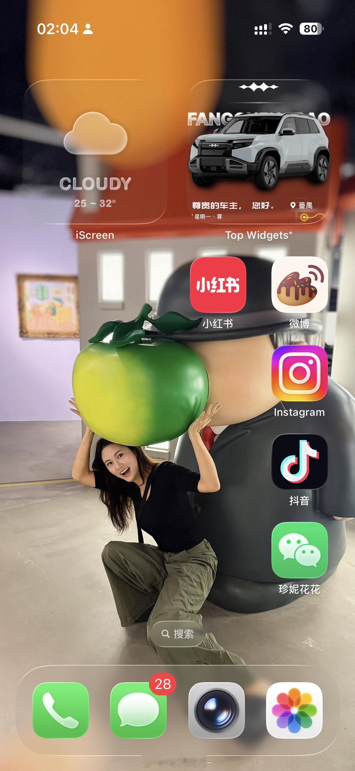 我挺喜欢这个汽车组件！教大家怎么设置很多车都有！下载Top Widgets+里面