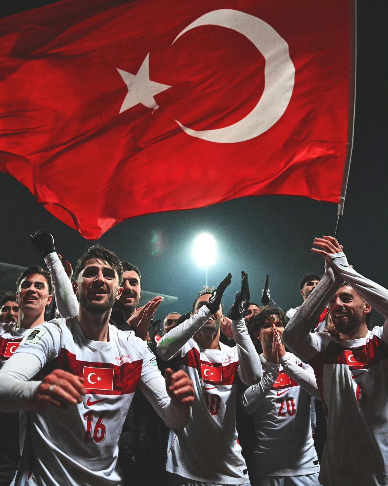 2026年世预赛欧洲区附加赛决赛，土耳其1:0科索沃，时隔二十四年，再次杀进世界