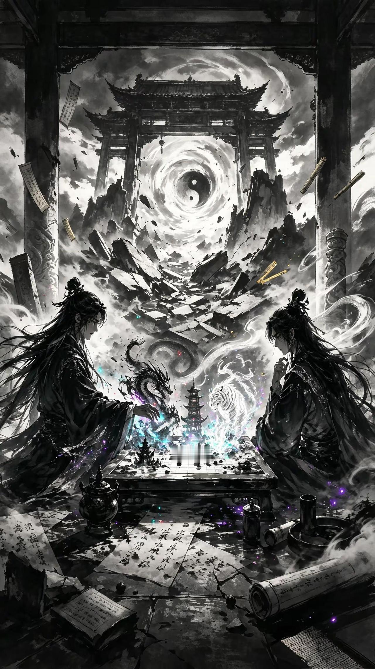 历史上有没有既是知己又是对手的关系历史人物 绘画