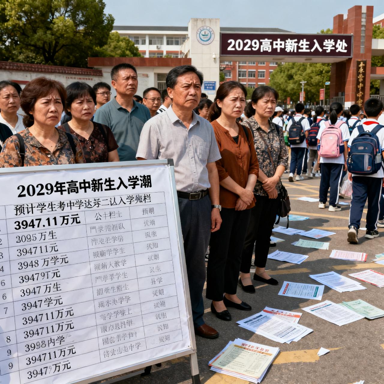 2029年高中“入学潮”要拍岸了！预计在校生将飙到3947.11万人，这波高峰快