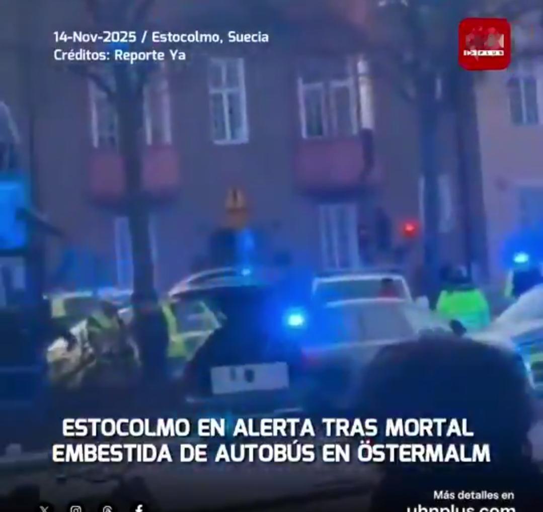 突发新闻——斯德哥尔摩高峰时段，一辆公交车在瓦尔哈拉大道（东马尔姆区）撞上一处公