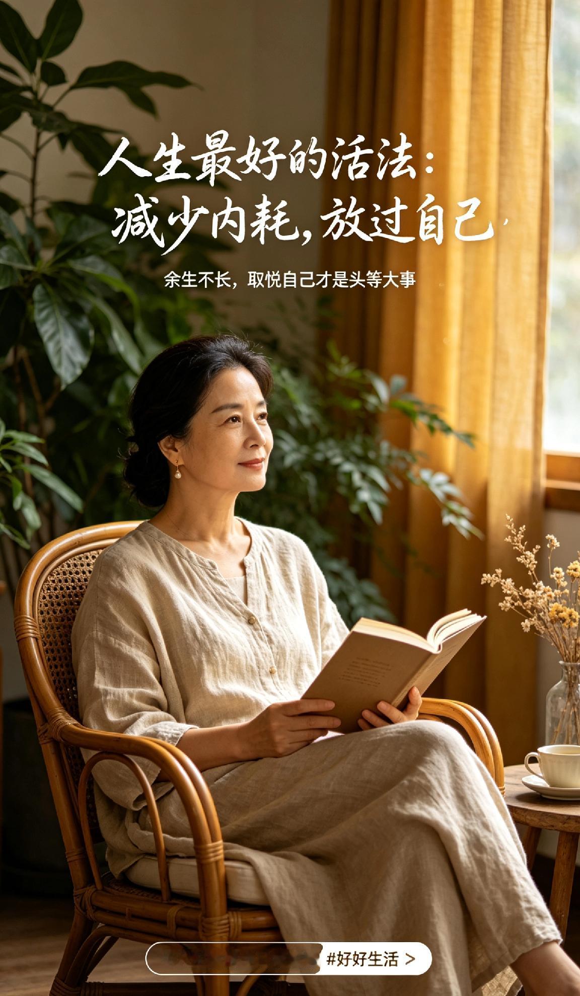 人活到一定年纪，终会明白，人生最好的活法，就是减少内耗，放过自己。不要为琐事耿耿