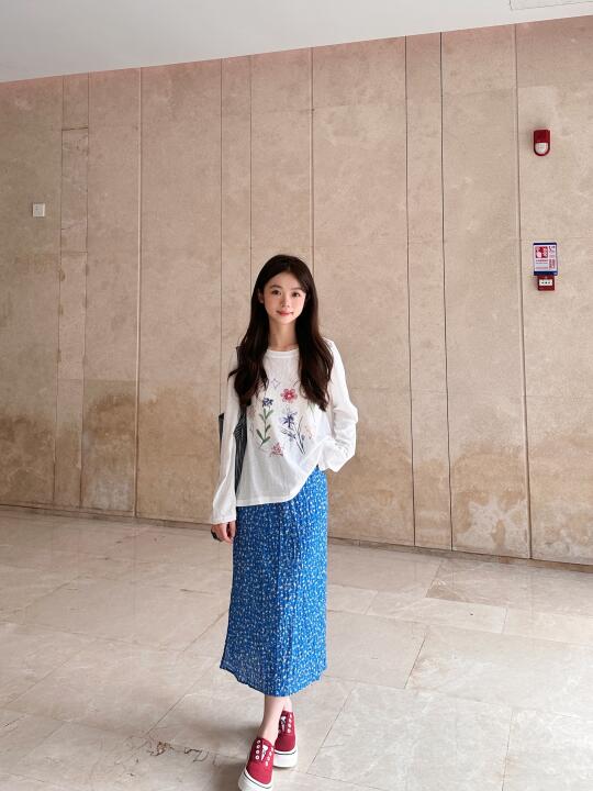 155小个子穿搭 夏天不能没有碎花花