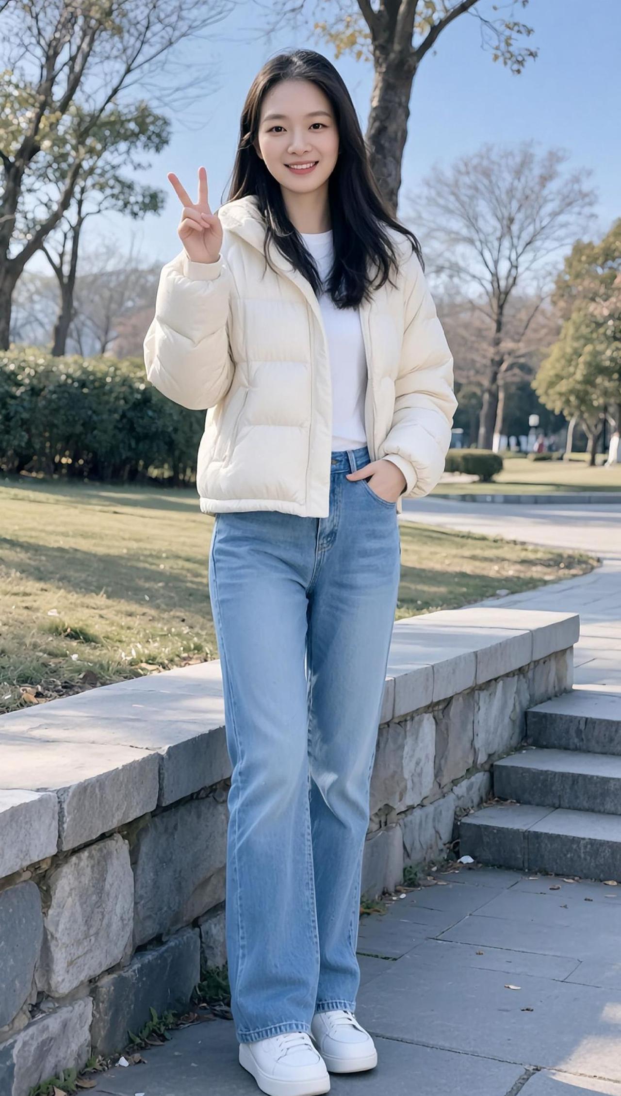 AI冬日清新照 优雅气质写真 甜系女孩 穿搭 我的乡村生活