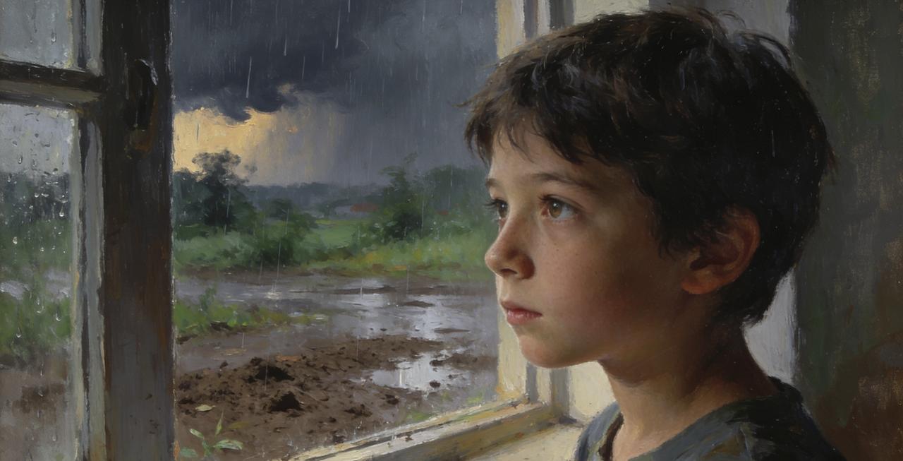 记忆里有个清晰的转折点——不是某件大事，而是最普通的时刻。我的童年，结束在九岁那