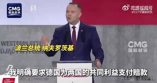 波兰时机找的好！借无人机事件向德国索要战争赔款，德国给钱就加强北约东翼防御！
恰