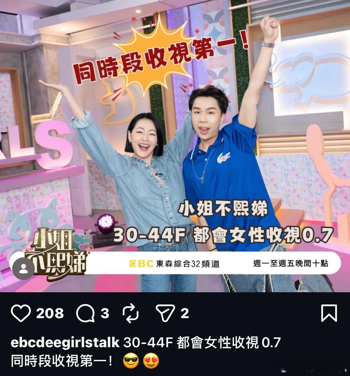 《小姐不熙娣》收视又出战报咯～ 