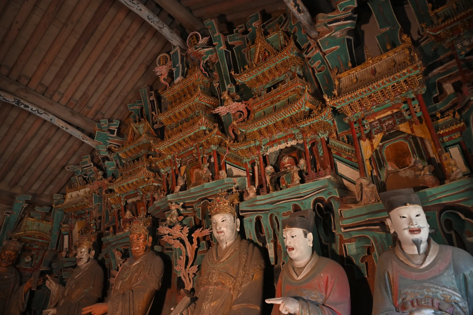 山西崇庆寺宋代彩塑，可以拍照了！
