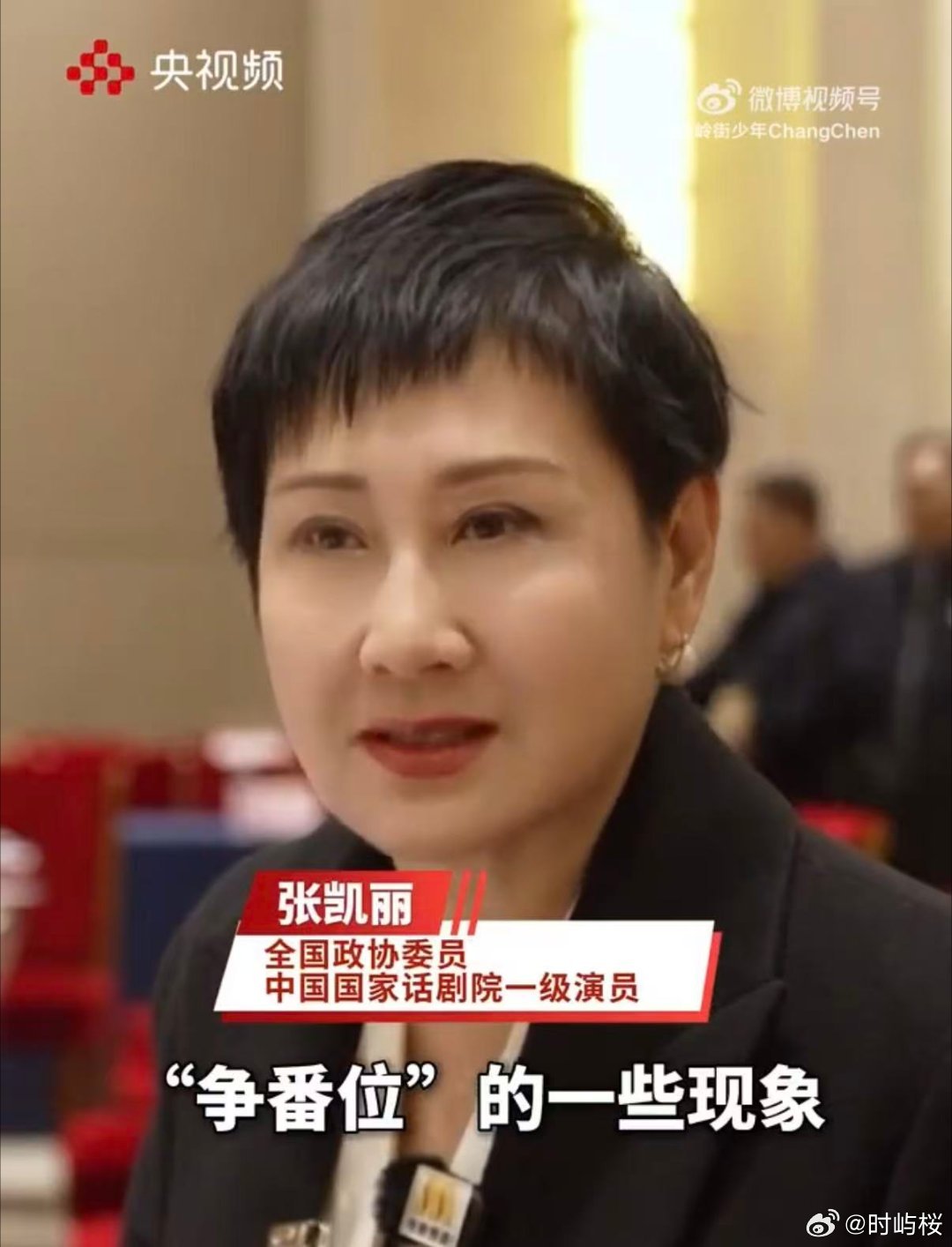 张凯丽提案推动演员署名新规落地凯丽老师每次提出的提案都这么有意义！ 