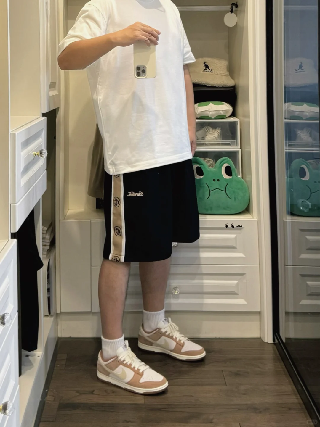 条纹短裤｜Dunk穿搭