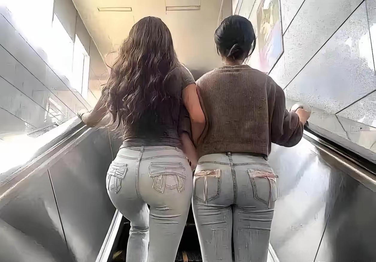 这是一对母女逛街的照片！你能十秒钟之内分辨出哪位是女儿吗？