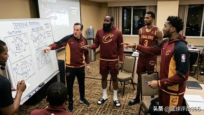 哈登建议:在酒店会议室做战术演练，我要当助教。
莫布利感觉有点能上当了，不仅要接