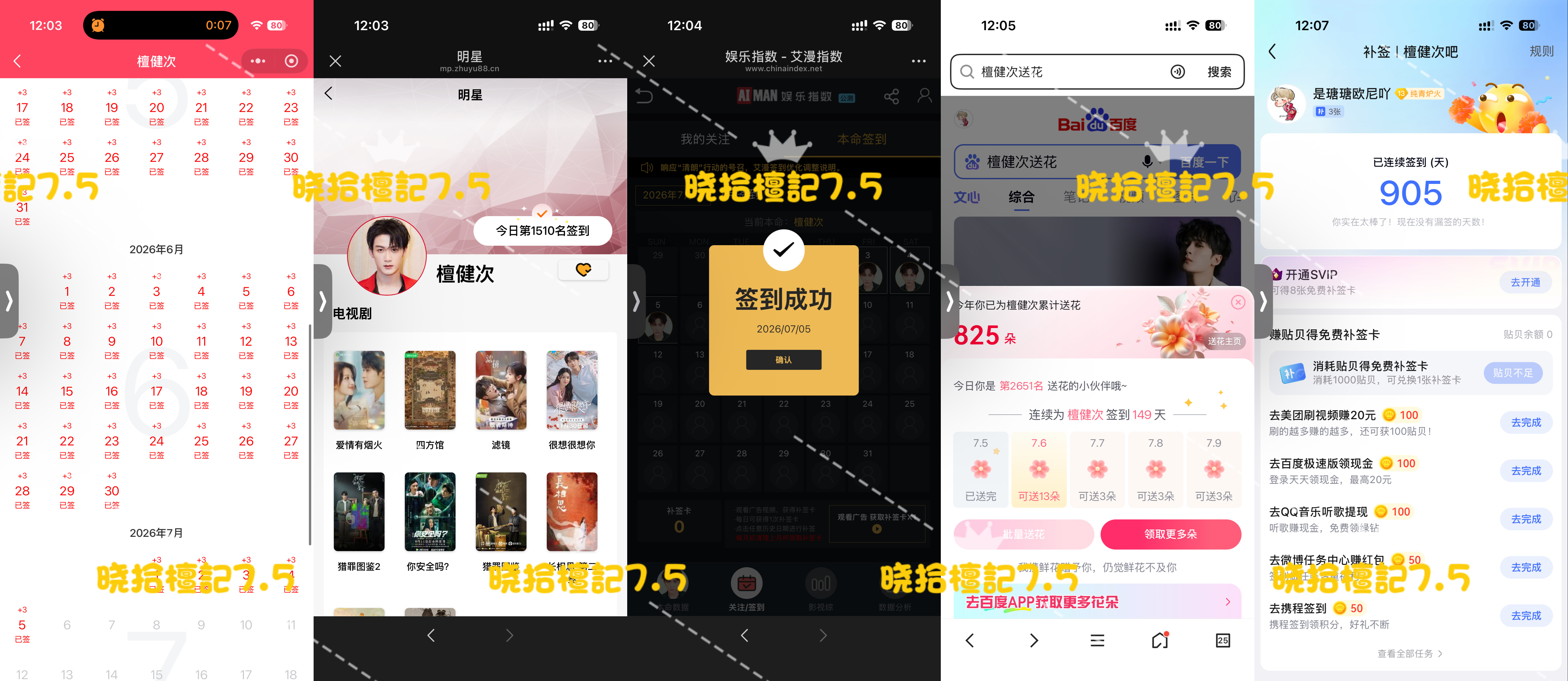 寻艺已签 煮娱已签 贴吧已签 艾漫已签 百度花已送  7.5  专栏 · 五签 