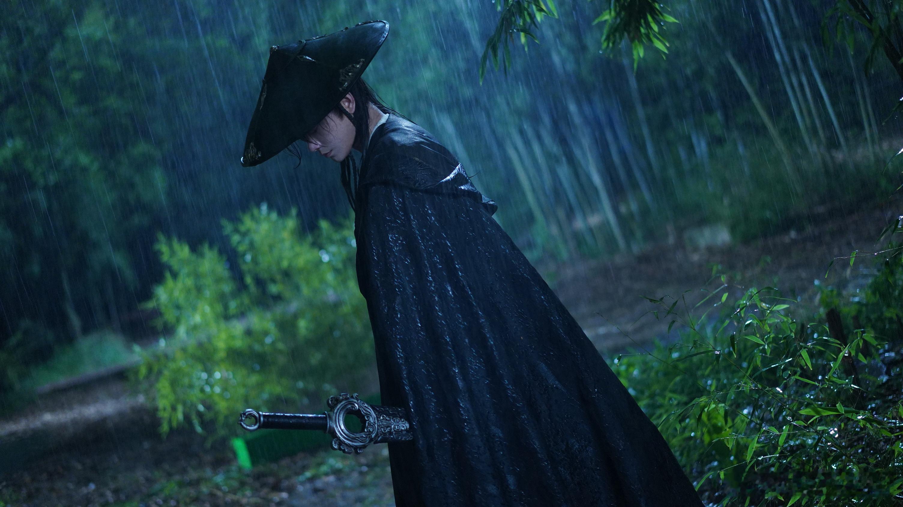 雨夜的丁禹兮哇 ​​​
